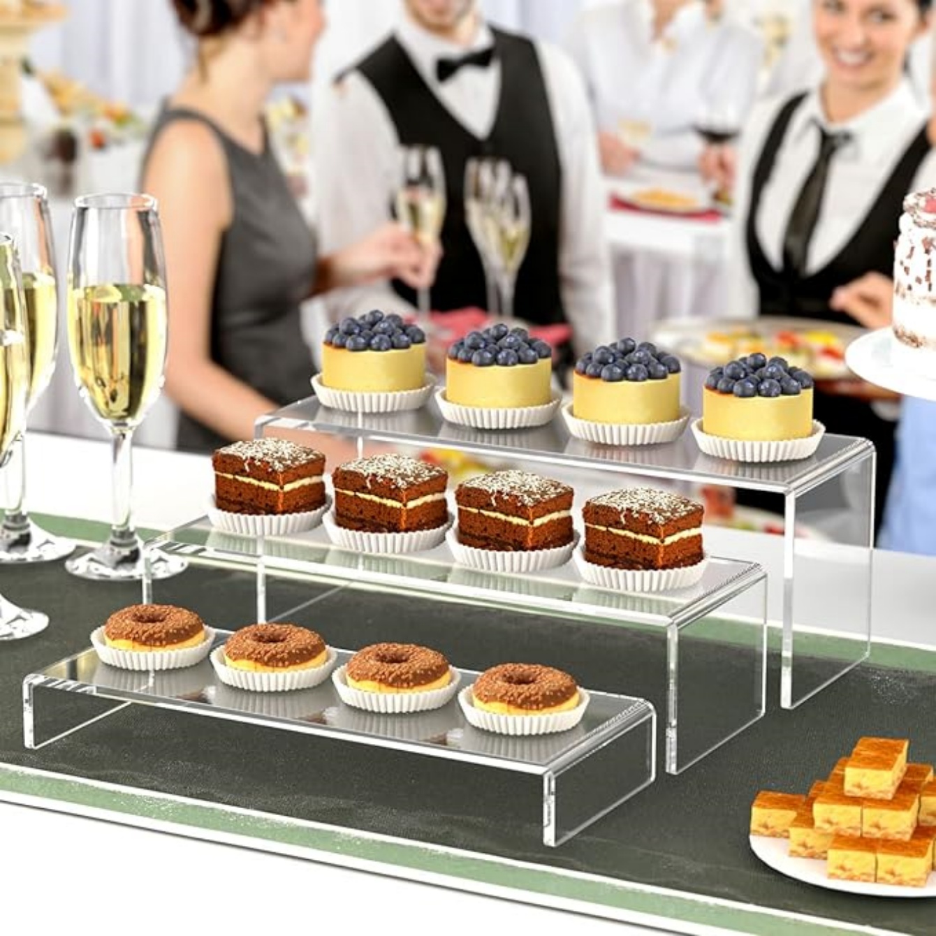 Acrylic Display Risers, 1 Sets - Display Risers Set avaliação e preço