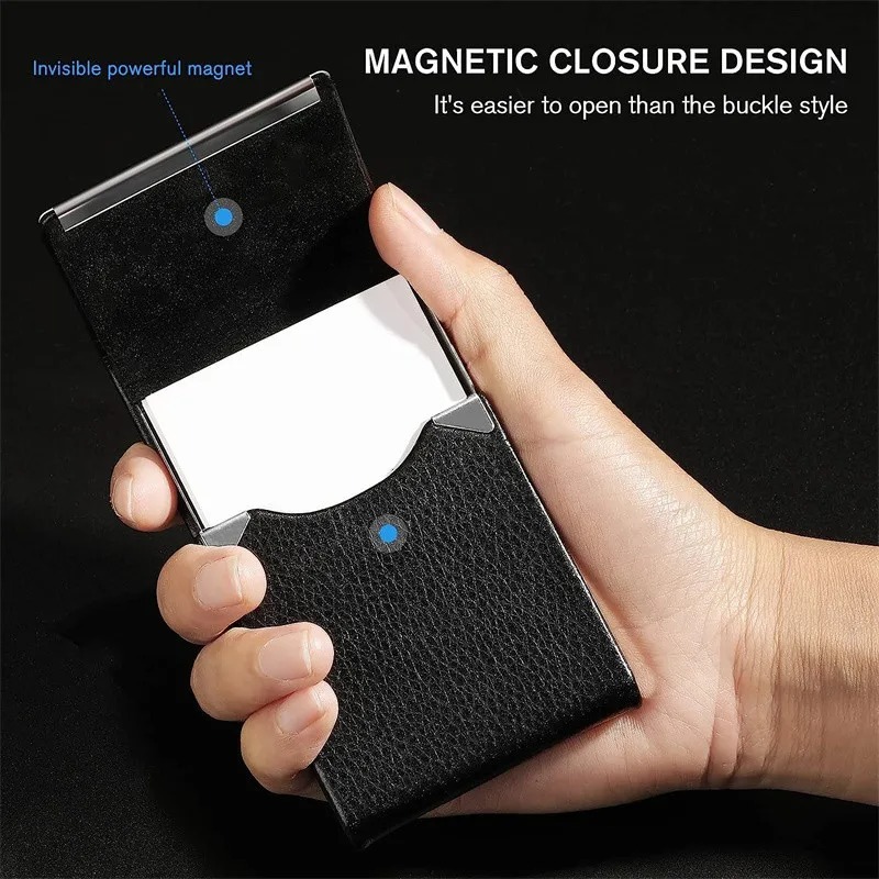 1 Pcs Business Card Holder Cas - Card Top Loader avaliação e preço