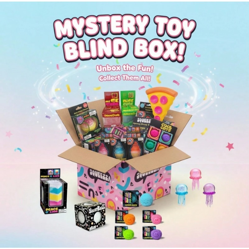 Cute Food & Ocean Squishy Blin - Mystery Box Blind Bag avaliação e preço