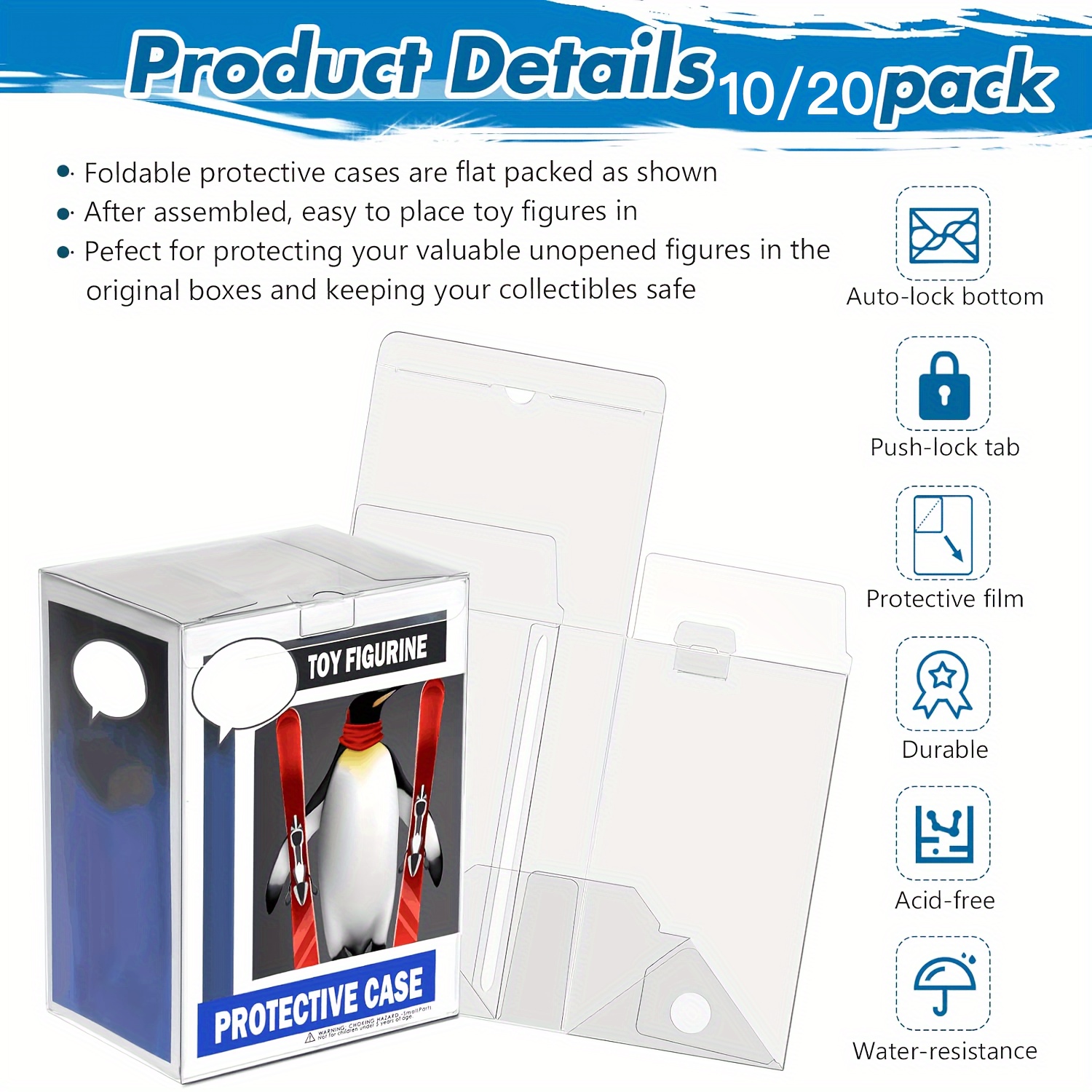 Clear Pop Display Case Compati - Funko Pop Protector avaliação e preço
