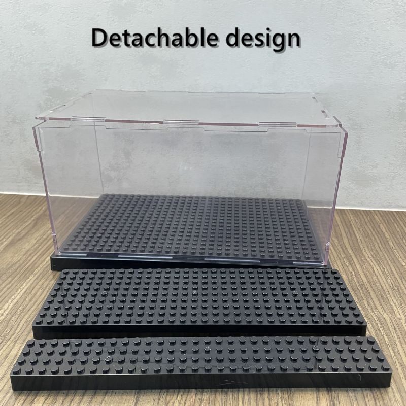 Acrylic Transparent Display Bo - Lego Minifigure Holder avaliação e preço