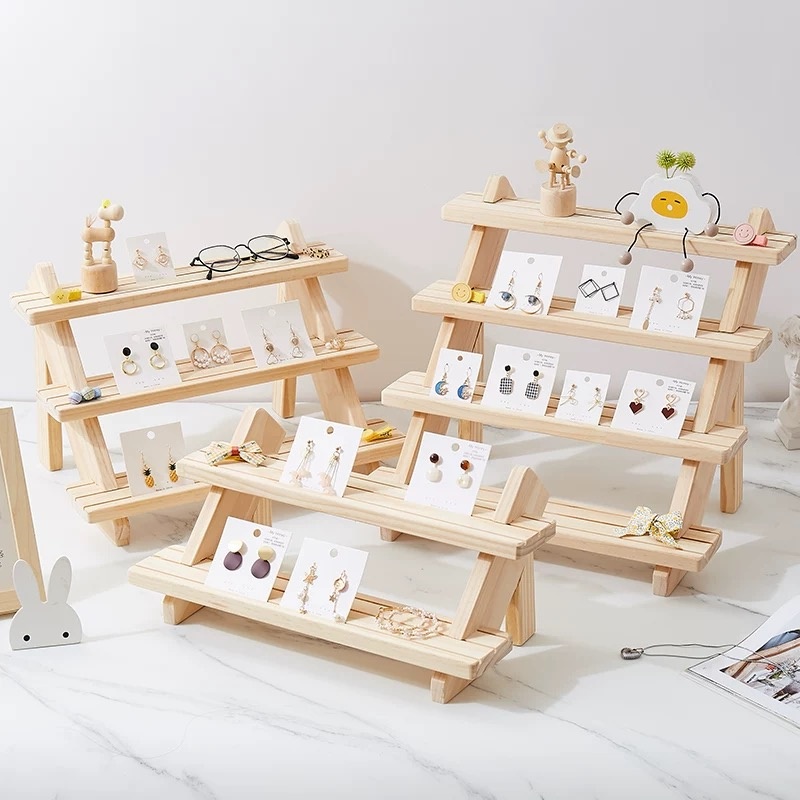 Ear Stud Holder Riser Multi-ti - Display Risers Set avaliação e preço