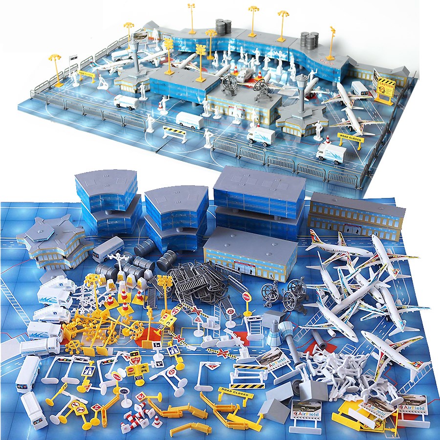 200Pcs Aircraft Airports Model - Model Airplane Plastic avaliação e preço